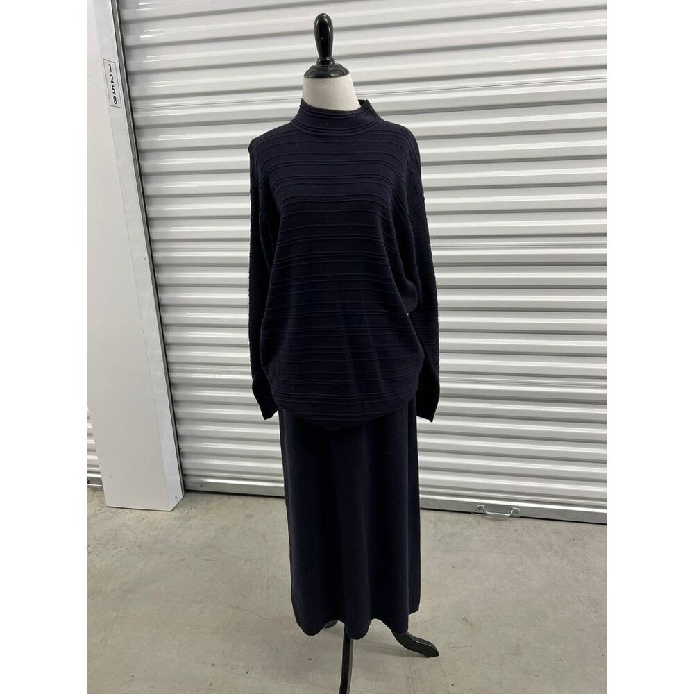 Vintage Talbots Petites Navy Sweater Set